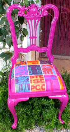 pop pink chair