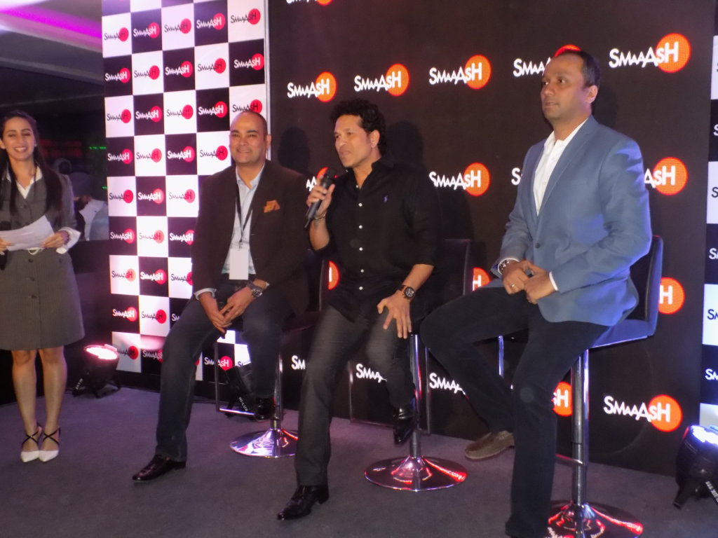 Sachin Tendulkar launches SMAAASH